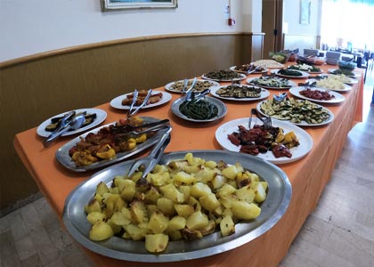 Side dishes buffet